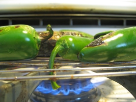 Charring Chiles